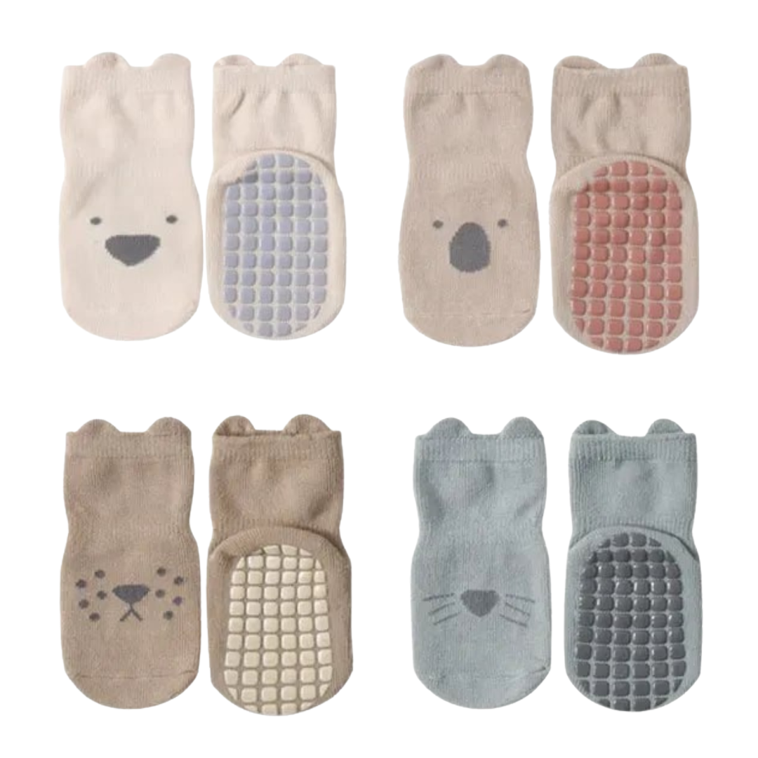 5 Pairs of Premium Non-Slip Socks