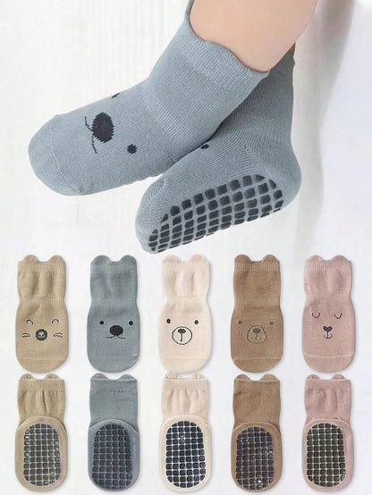 5 Pairs of Premium Non-Slip Socks
